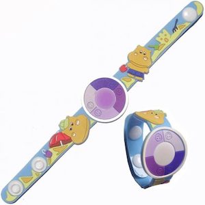 Sun-Safe Wrist Band – Happy Hippos (child size)