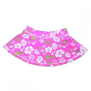 Swim skirt – Pink/Green 1