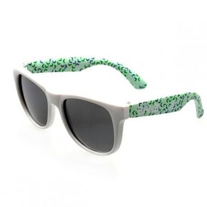 Beachcomber Banz Confetti Green Polarised Sunglasses for 2-5 years