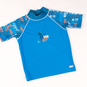 Short-sleeved rash shirt – Blue Surfer 0