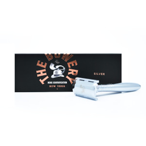 The Bowery Double Edge Razor Silver