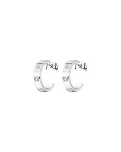 Blanca Hoops - Silver