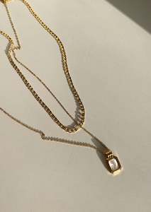 Anke Chain Necklace - Mother Of Pearl