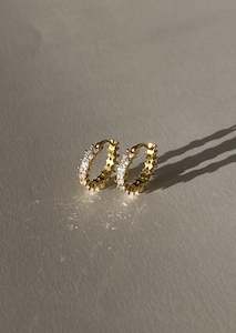 Dahlia Hoops - Gold