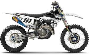 Seebra HUSQVARNA - Graphics Kit {White}