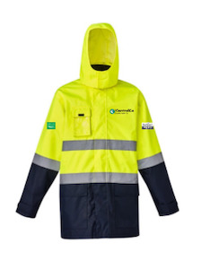 4 in 1  wet weather jacket Yellow/Navy