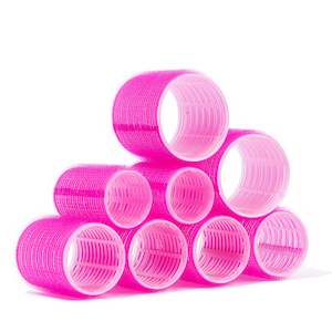 SlickHair Co. Heatless Velcro Hair Rollers (8 Pack)