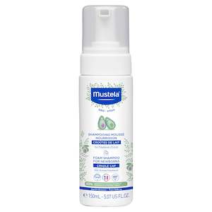 Mother Baby: Mustela Newborn Foam Shampoo For Cradle Cap Prevention 150ml