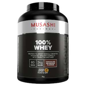 MUSASHI 100% Whey Chocolate Milk Shake 2kg