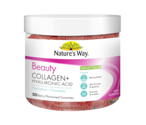 Nature's Way Beauty Collagen + Hyaluronic Gummies 50s