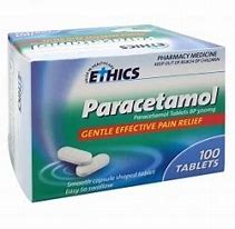 Medicines Treatments: Ethics Paracetamol 500mg 100 Tablets Limited to 1 Per Order