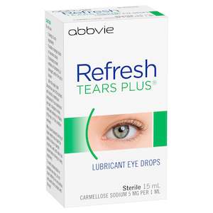 Medicines Treatments: Refresh Tears Plus Eye Drops 15mL