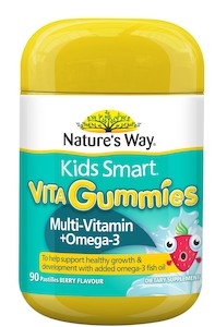 Nature's Way Kids Smart Vita Gummies Omega-3 + Multi 90