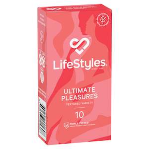 Sexual Health Family Planning: LifeStyles Ultimate Pleasures Condoms 10 Pack