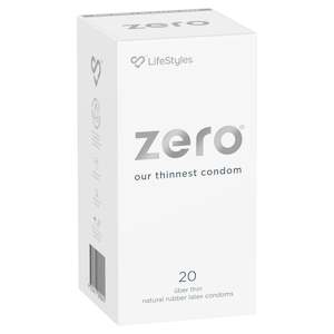 LifeStyles Zero Condoms 20 Pack