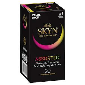 Sexual Health Family Planning: SKYN Assorted Condoms 20 Pack