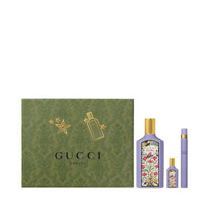 Gucci Flora Gorgeous Magnolia EDP 100ml 3pcs Set