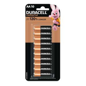 DURACELL Reg MN1500B10 1.5V AA 10Pk