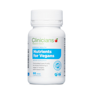 Clinicians Nutrients for Vegans 60s