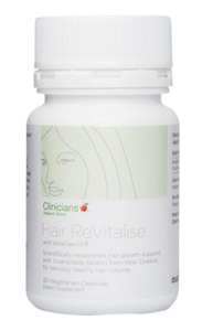 Clinicians Hair ReVitalise Capsules 30s