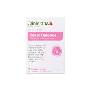 Clinicians Yeast Balance Vaginal Tablets 7s