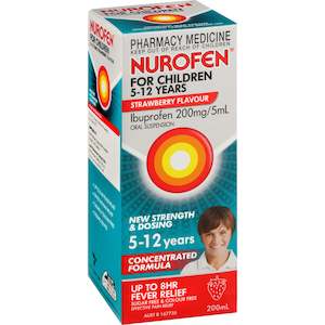 NUROFEN Child 5yr-12yr Strawberry 100ml