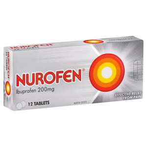 Nurofen Ibuprofen 200mg 12 Tablets