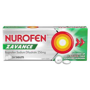 Nurofen: Nurofen Zavance Tablets 24s 200mg Ibuprofen Pain Relief