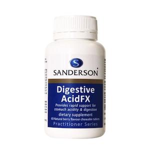 Sanderson Digestive Acid FX Chewable 60 Tablets