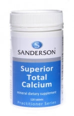 Sanderson Superior Total Calcium 120 Tablets