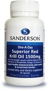 Sanderson: Sanderson Krill Oil 1500mg 30 Capsules