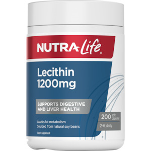 Nutra-Life Lecithin 1200mg Caps 200s