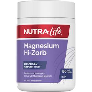 Nutra-Life®  Magnesium  Hi Zorb 120 caps