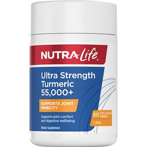 Nutra-Life Turmeric 55000+ Ultra Strength 50 Tablets