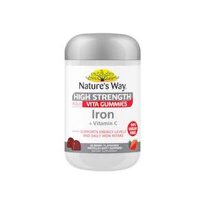 Nature's Way High Strength Adult Vita Gummies Iron 65s