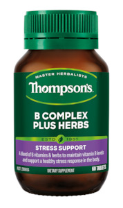 Thompson's B Complex Plus Herbs 60s