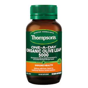 Thompson's One-A-Day Organic Olive Leaf 5000 60 Capsules