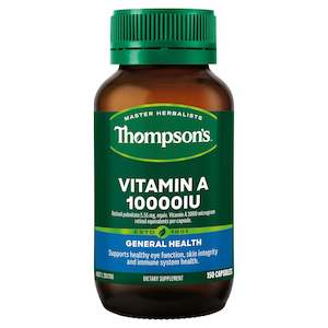 Thompson's Vitamin A 10000IU 150 Capsules