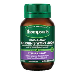 Thompsons: Thompson's One-A-Day St John's Wort 4000 60 Tablets