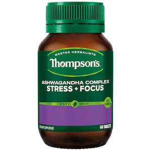 Thompson's Ashwagandha Complex Stress + Focus 60 Tablets