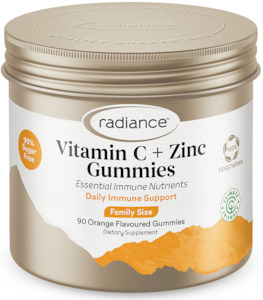 Radiance: Radiance Vitamin C + Zinc Adult Gummies 90 Pack