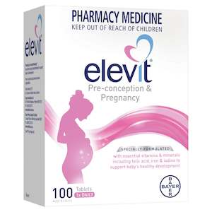 Elevit: Elevit Pre-conception and Pregnancy Multivitamin Tablets 100 pack (100 days)