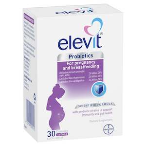 Elevit Probiotics for Pregnancy and Breastfeeding capsules 30 pack (30 days)