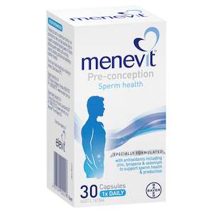 Menevit Pre-Conception Sperm Health Capsules 30 pack (30 days)