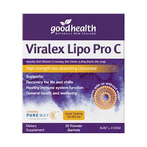 Good Health: Good Health Viralex Lipo Pro C 3g 20Sachets