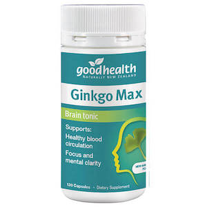 Good Health Ginko Max Brain Tonic Capsules 120s