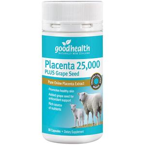 Good Health Placenta 25000mg 60caps