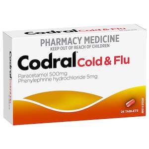 Codral Cold and Flu Tablets 24s