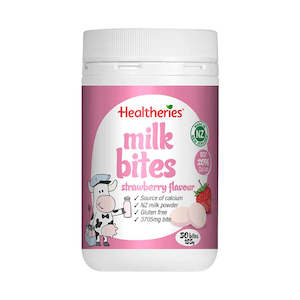 Healtheries Milk Bites Strawberry Flavour 50 Tablets