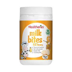 Healtheries Milk Bites NZ Honey 50 Tablets